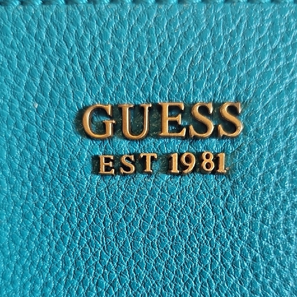 GUESS Teal Tote Bag - Picture 6 of 12